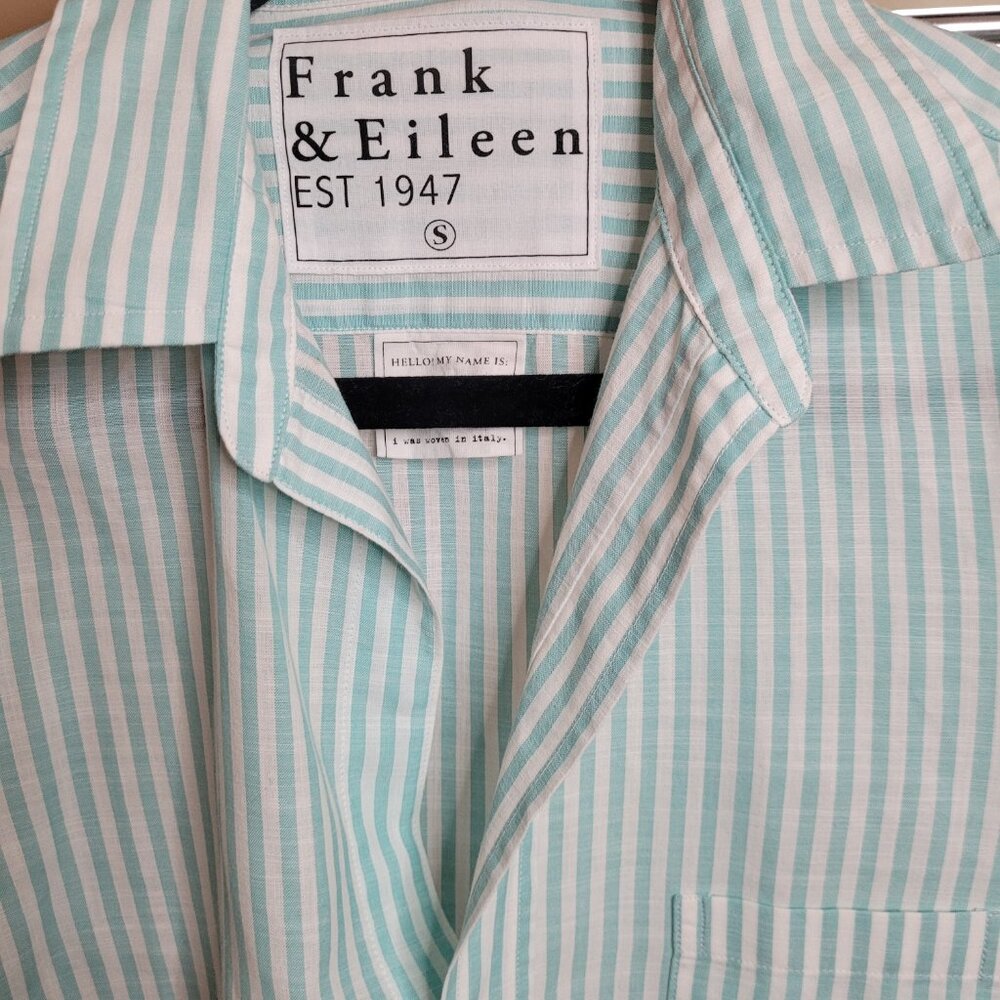 Frank & Eileen Eileen Striped Button Up Long Sleeve Shirt